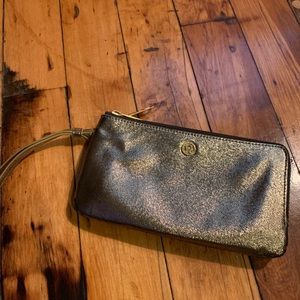 Gold Lululemon Wristlet